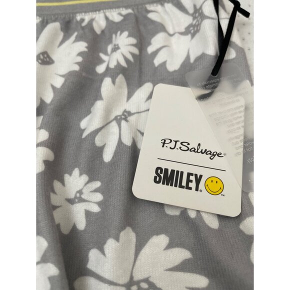 PJ Salvage Smiley Lounge Shorts Daisy Pull on Drawstring Medium - Picture 4 of 5